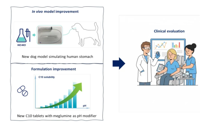 An effort to enhance the clinical translatability of caprate-based tablet formulations in gastric peptide delivery