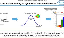 Characterization of the viscoelasticity of pharmaceutical tablets using impulse excitation technique