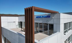 MEDELPHARM building logo