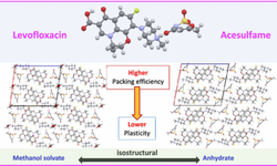 Decreased Crystal Plasticity by Solvation – the Case of Levofloxacin Acesulfame