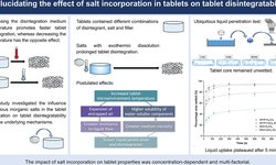 Elucidating the effect of salt incorporation in tablets on tablet disintegratability
