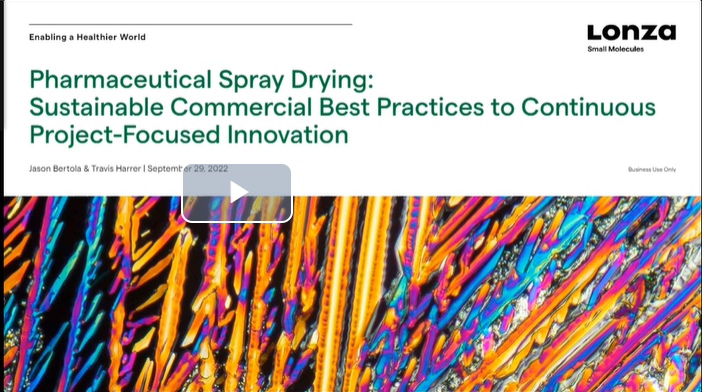 Image webinar Pharmaceutical Spray Drying