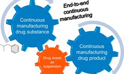 Simplified end-to-end continuous manufacturing by feeding API suspensions in twin-screw wet granulation