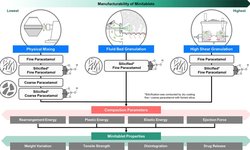 Study of diminutive granules as feed powders for manufacturability of high drug load minitablets