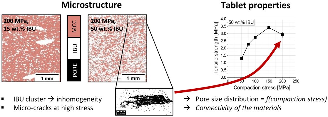 The use of X-ray microtomography to investigate the microstructure of pharmaceutical tablets: Potentials and comparison to common physical methods