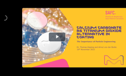 calcium carbonate as a TiO₂ alternative in tablet coatings - image