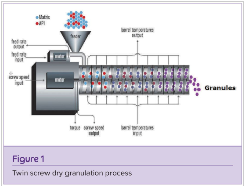 image twin screw granulation process